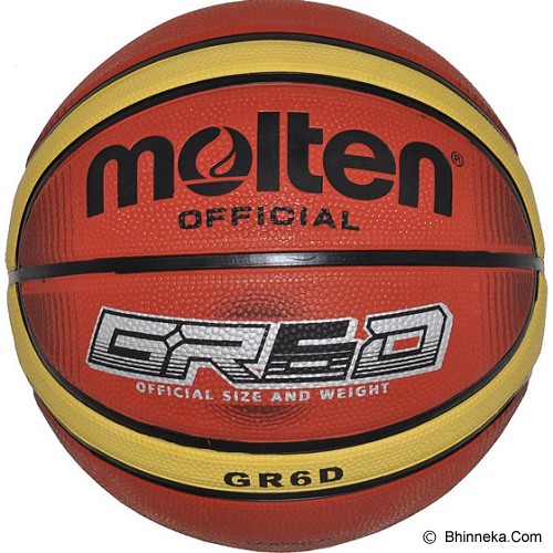 MOLTEN Bola Basket #6 Size 6 BGRX6D-TI - Brown